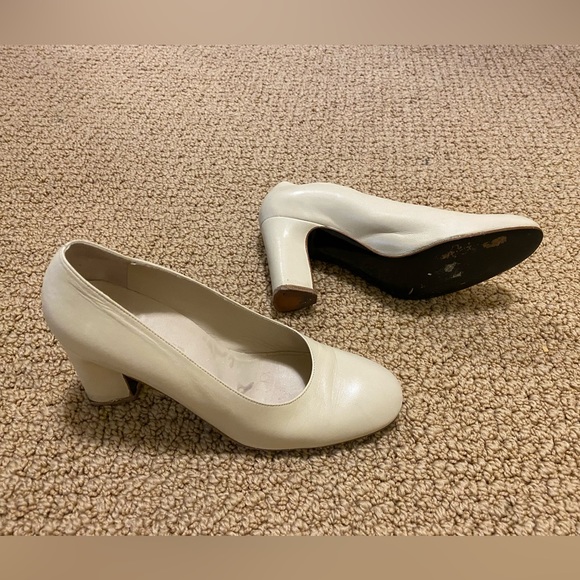 Vintage cream Jil Sander Heels - Picture 3 of 5